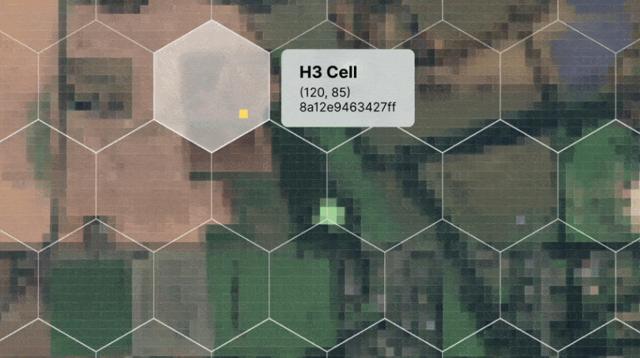 screenshot of Foursquare Spatial H3 Hub